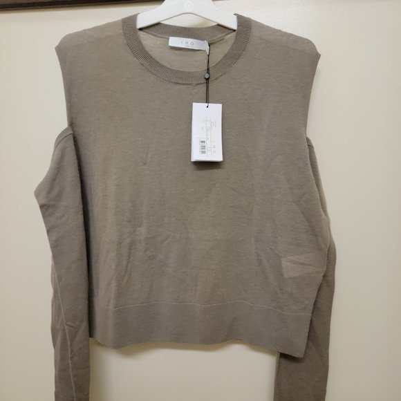 IRO HASTIN OVERSIZED CUT-OUT, GRY06 STONE GREY - Picture 1 of 8